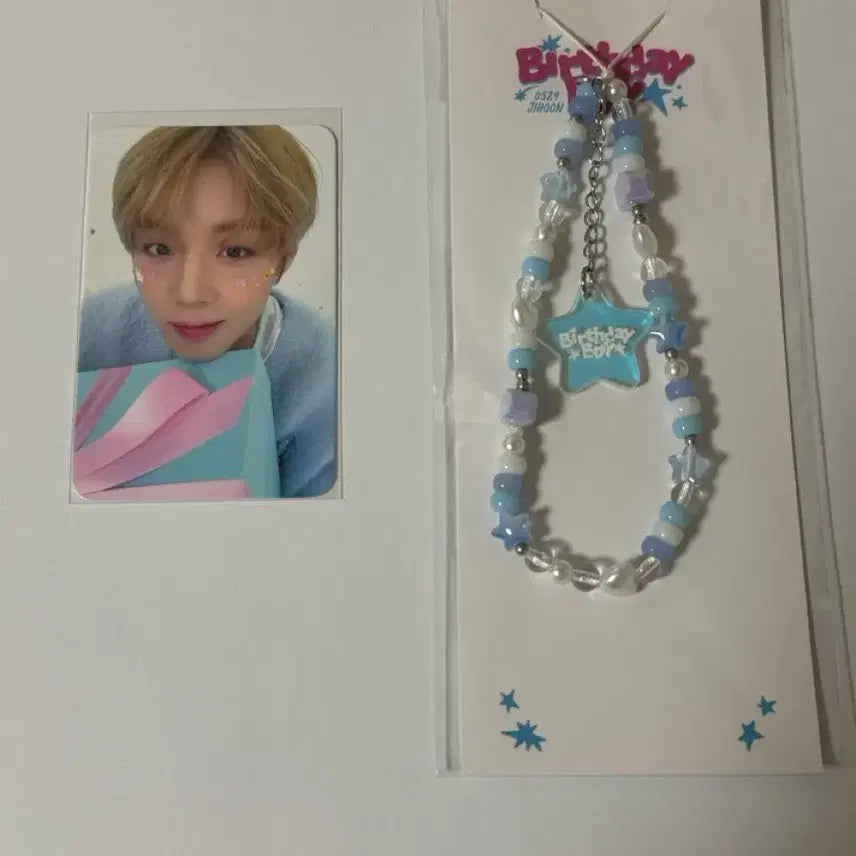 [BUNJANG] Park Jihoon 2025 Birthday Cafe Strap Photocard Set / 박지훈 2025 생일카페 스트랩
