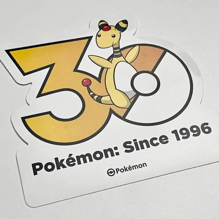 [BUNJANG] Pokemon 30th Anniversary Logo Sticker - Dragonair / 포켓몬) 30주년 기념 로고 스티커 전룡