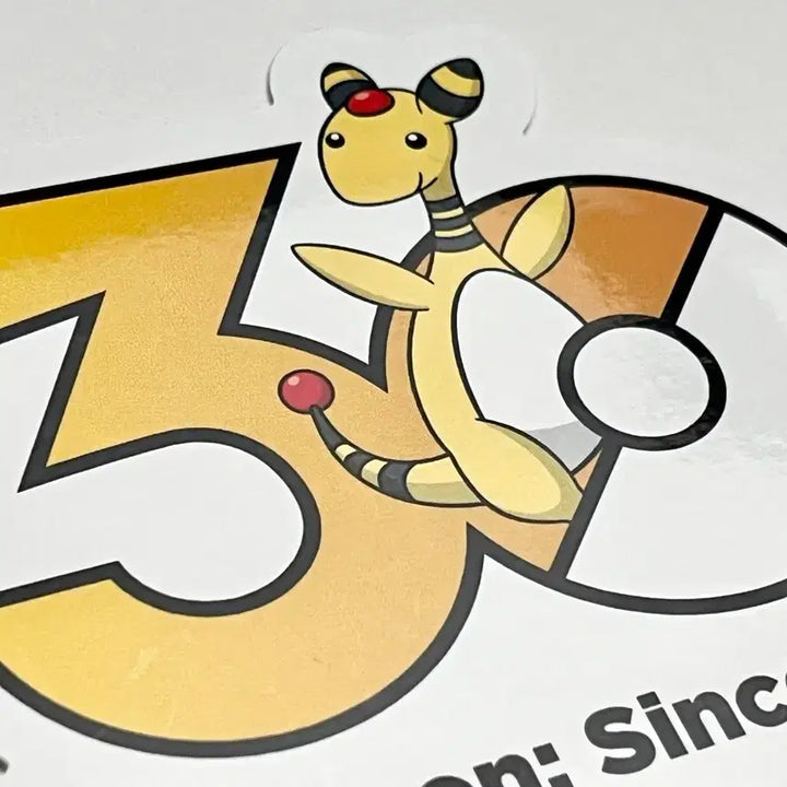[BUNJANG] Pokemon 30th Anniversary Logo Sticker - Dragonair / 포켓몬) 30주년 기념 로고 스티커 전룡