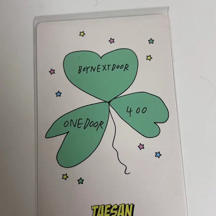 [BUNJANG] TAESAN Signature Photocard / 태산 시그 포카