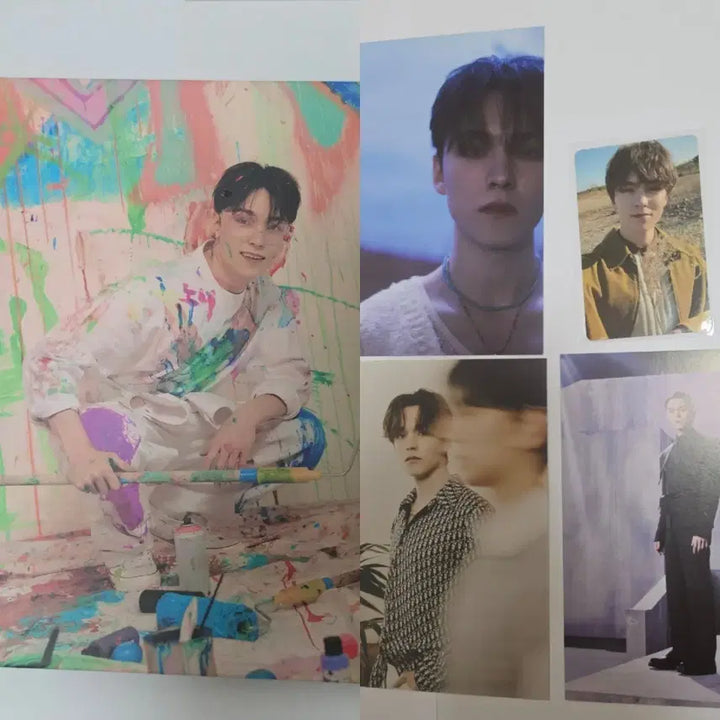 [BUNJANG] Seventeen Vernon Photocard &amp; Postcard Set / 탈덕처분 세븐틴 버논 포카 엽서