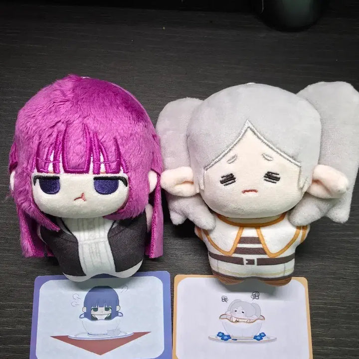[BUNJANG] Frieren &amp; Fern Plush Keychains Set / 프리렌 페른 인형 세트