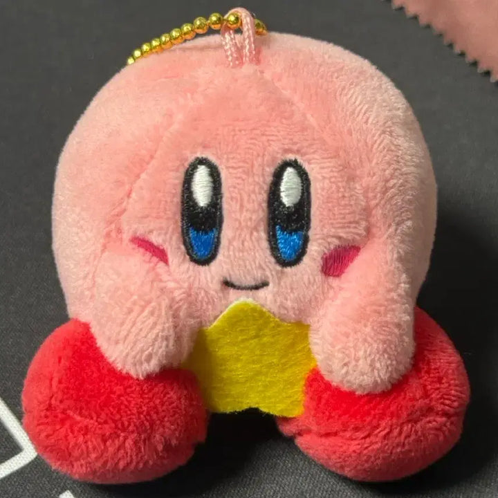 [BUNJANG] Kirby Sitting Plush Mascot Keychain / 별의커비 커비 인형 앉은누이 캐릭 터 마스코트 키링 가챠 굿즈