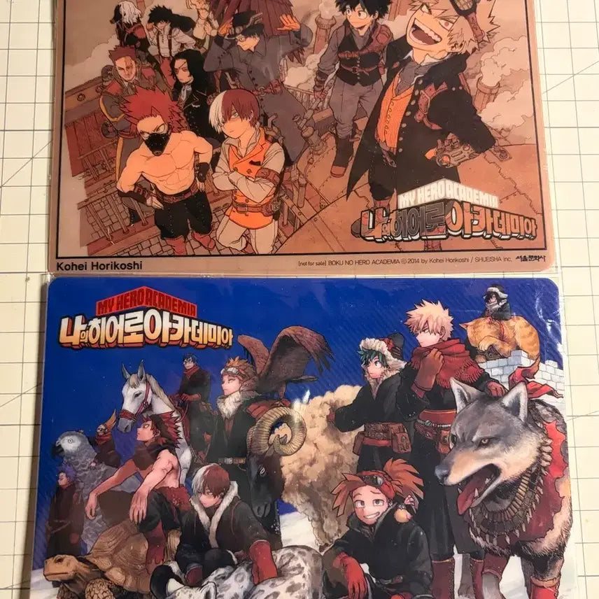 [BUNJANG] My Hero Academia Special Edition Clear Postcard Bundle Set / 나의 히어로 아카데미아 히로아카 나히아 특전 클리어 엽서 일괄 판매