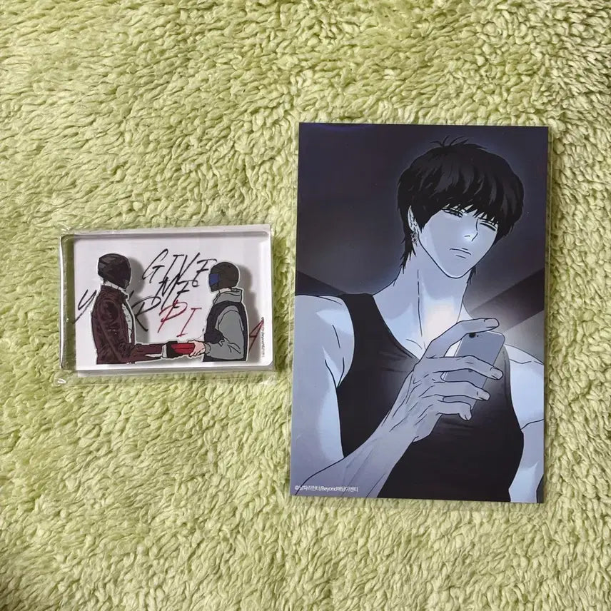 [BUNJANG] Happy Together Pizza Acrylic Block &amp; POB Postcard (Seungmin, JaeYoung) / 해피투게더 피자 아크릴 블럭 블록 코롯토 특전 엽서 승민재영 승쟹 비온 굿즈 해투 햎투