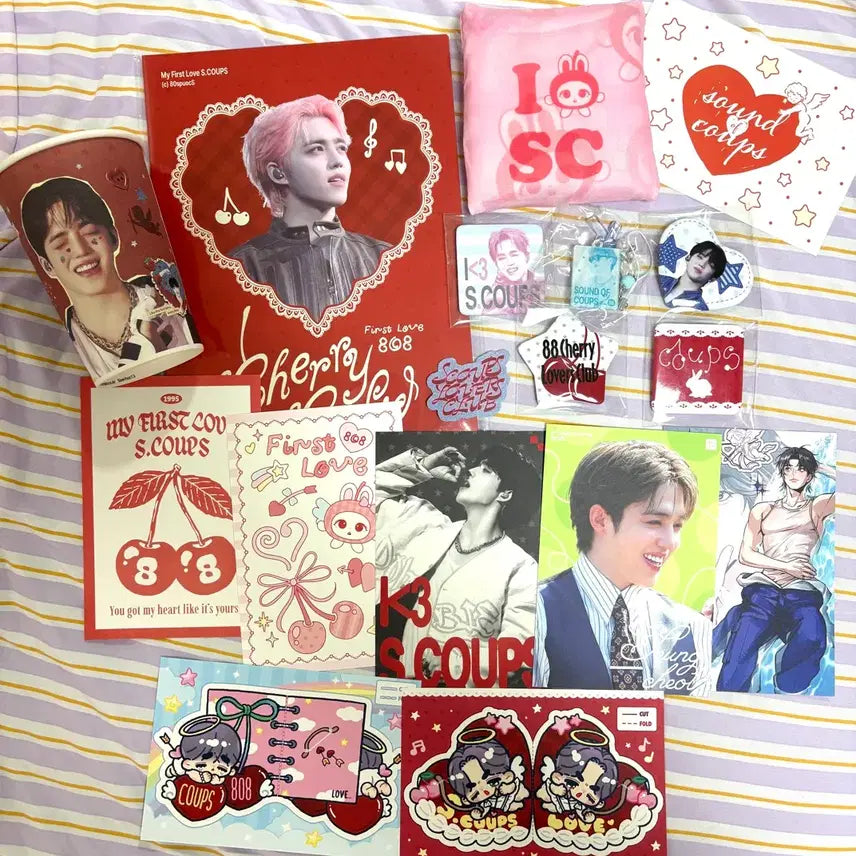 [BUNJANG] S.Coups Birthday Cafe Goods Bundle Set / 에스쿱스 생카 물품 양도