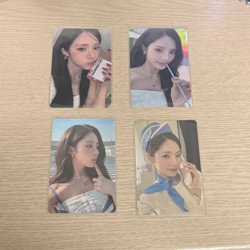 [BUNJANG] fromis_9 Glow Me Album Photocard Set / 프로미스나인 Glow me 지원 4장 세트