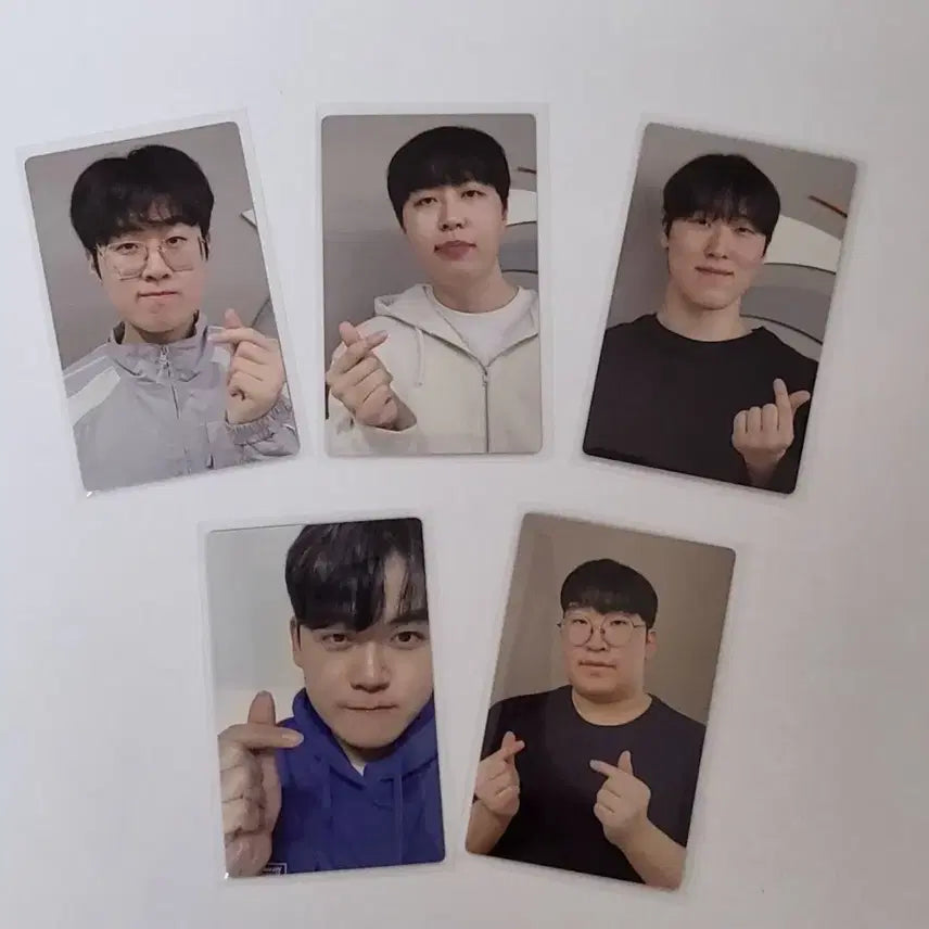 [BUNJANG] HLE Hanwha Life Esports Vietnam Fan Festa Photocard Bundle Set / HLE 한화생명 베트남 팬페스타 포카 5개 일괄