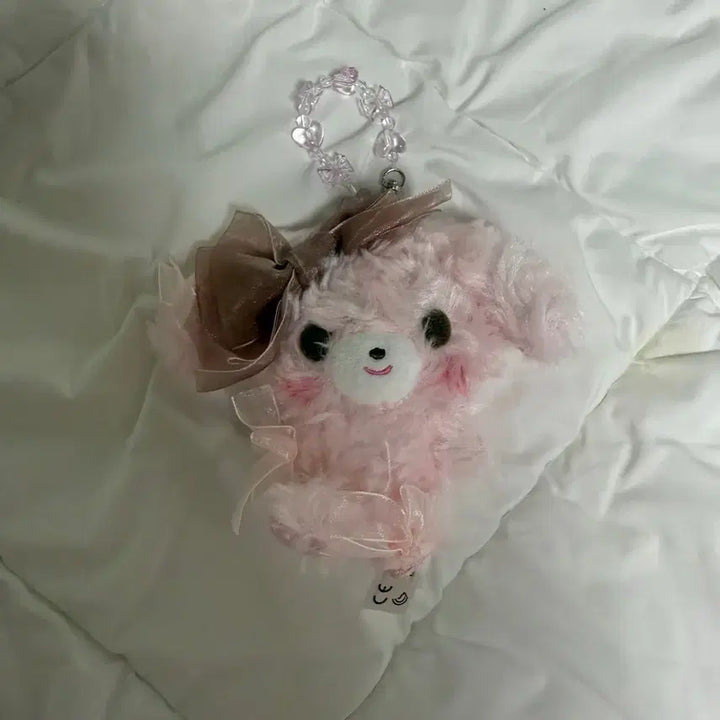 [BUNJANG] Sanrio Bonbonribbon Mascot Plush Keychain / 산리오 본본리본 봉봉리본 마스코트 누이구루미 인형 마스코트 키링