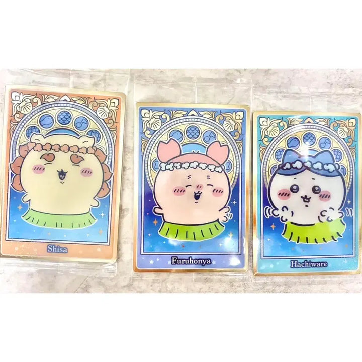 [BUNJANG] Chiikawa Mermaid Island Wafer Card Set (3 Types) / 치이카와 먼작귀 인어섬 웨하스 카드 3종