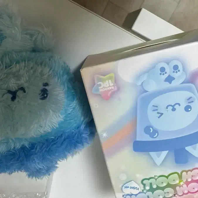 [BUNJANG] Wish Doll Yuushi Bubble Cat Plush Blue / 컬러 위시돌 유우시 버블냥 블루