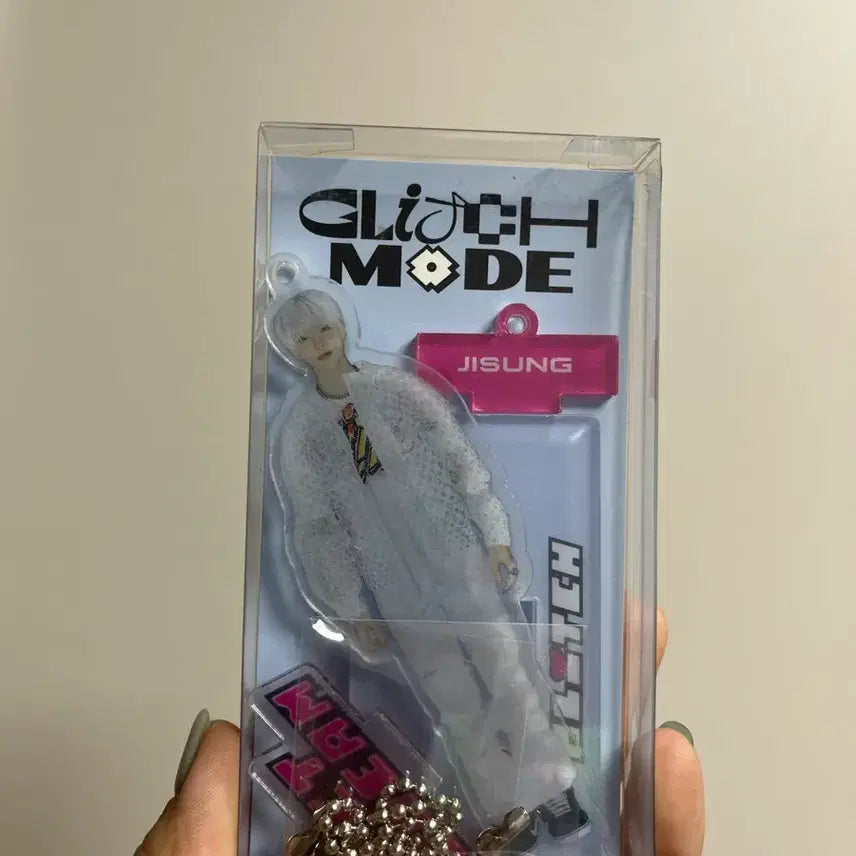 [BUNJANG] NCT DREAM Jisung Glitch Mode Ice Acrylic Stand Keyring / 엔시티드림 글리치모드 팝업 지성 아이스 아크릴 스탠드 키링