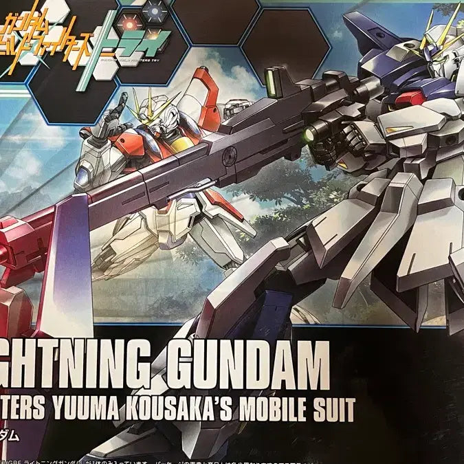 [BUNJANG] Bandai HG Build Fighters Lightning Gundam + Lightning Back Weapon System Mk.II Gunpla / hgbf 라이트닝 건담 + 라이트닝 백 웨폰 시스템 마크2 mk2 건프라