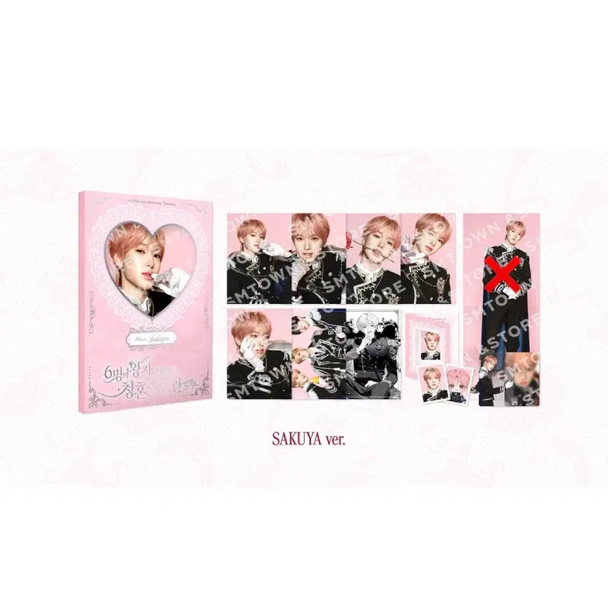 [BUNJANG] NCT WISH Sakuraba 2nd Anniversary Fanmeeting Photocard Set / 엔시티 위시 2주년 팬미팅 포토세트 사쿠야 투명 포카 증사 엽서 안경