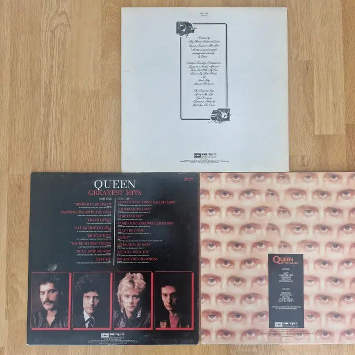 [BUNJANG] Queen LP Bundle Set (A Night At The Opera, Greatest Hits, The Miracle) / [Q] Queen LP 3종 일괄