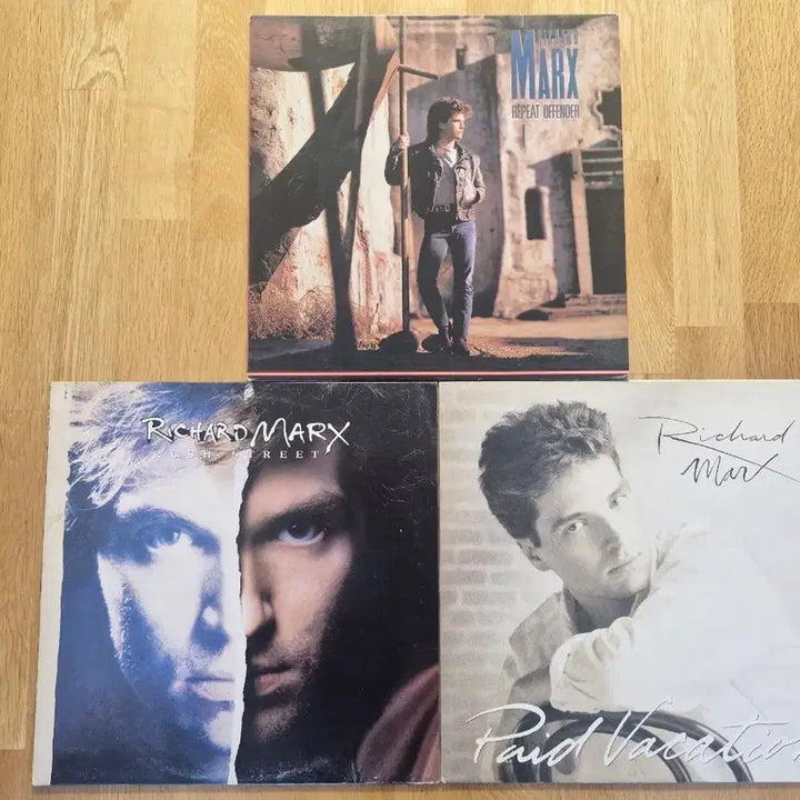 [SOLD OUT] [BUNJANG] Richard Marx LP Bundle Set (Repeat Offender, Rush Street, Paid Vacation) / [R] Richard Marx LP (2~4집) 3종 일괄