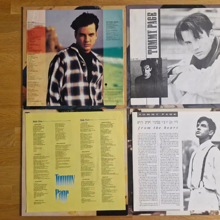 [BUNJANG] Tommy Page LP Collection (Albums 1-4) Bundle Set / [T] Tommy Page LP (1~4집) 4종 일괄