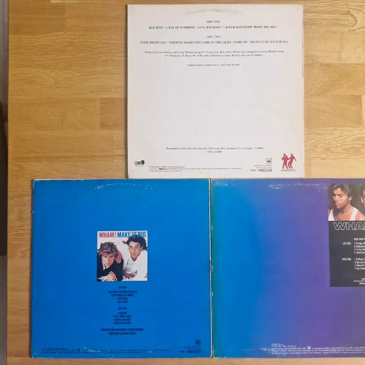 [BUNJANG] WHAM! Fantastic, Make It Big, Music From The Edge Of Heaven LP Bundle Set / [W] WHAM! LP (1~3집) 3종 일괄