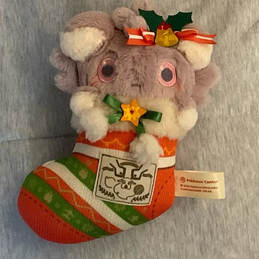 [BUNJANG] Pokemon Center 2024 Christmas Heartwarming Nyasper Keyring Plush Doll / 포켓몬센터 2024 크리스마스 heartwarming 냐스퍼 키링 인형 누이