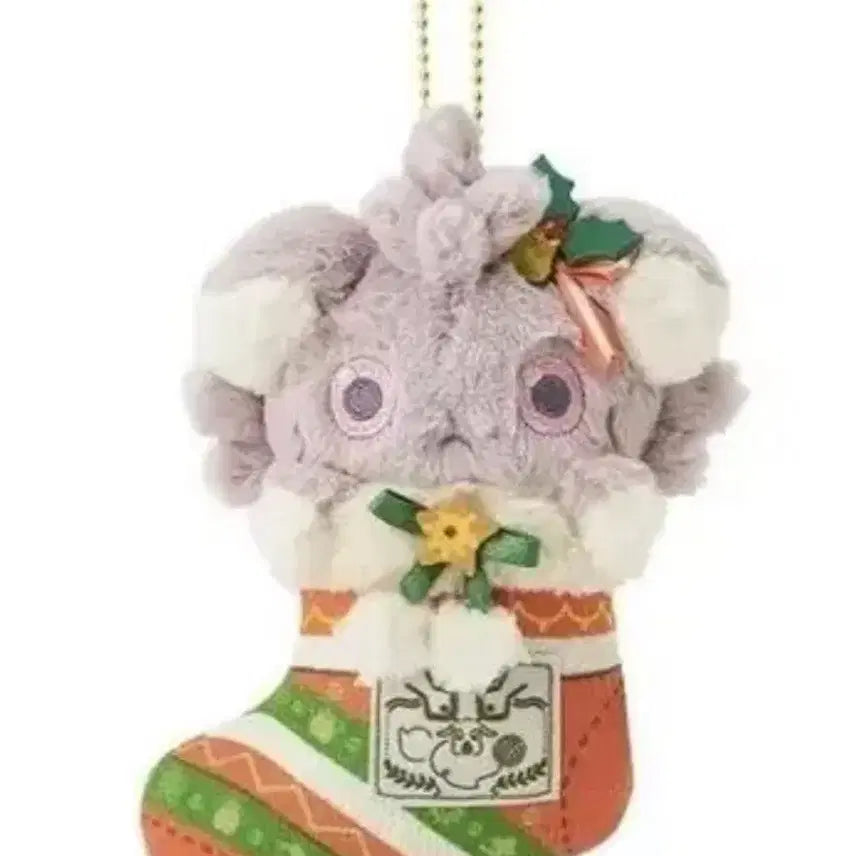[BUNJANG] Pokémon Center 2024 Christmas Nyasper Keyring Plush Doll / 새상품) 포켓몬센터 2024 크리스마스 냐스퍼 키링 인형 누이