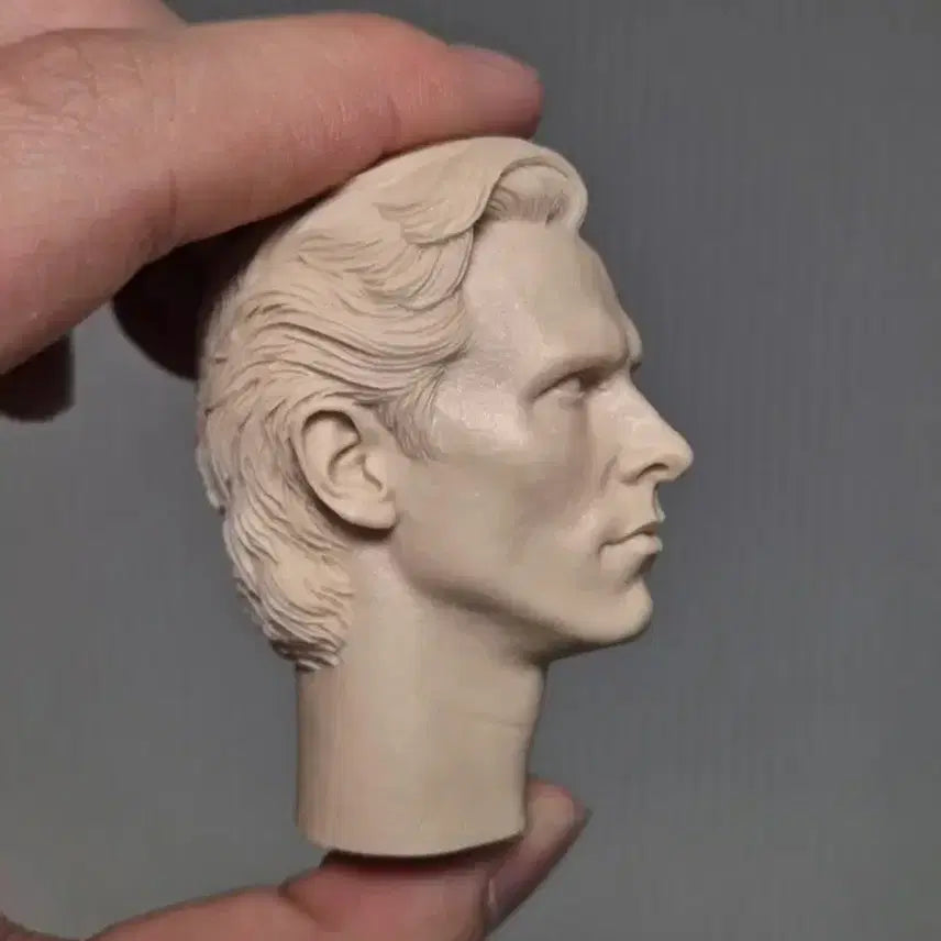 [BUNJANG] 12-inch Christian Bale Head for Action Figures (Hot Toys Compatible) / 12인치 피규어 배트맨 크리스찬베일 (핫토이 호환) 헤드