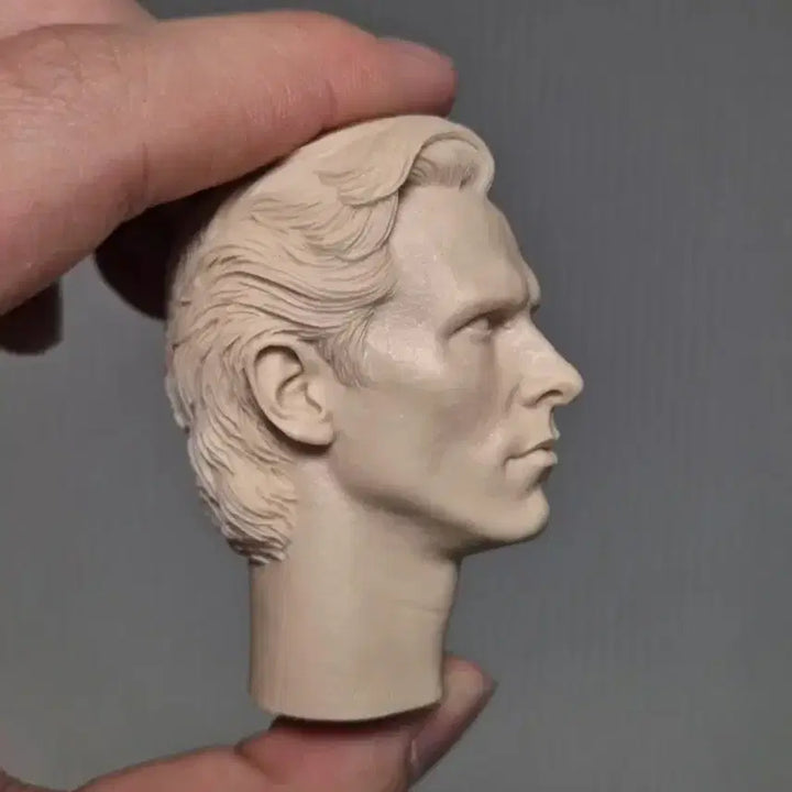[BUNJANG] 12-inch Christian Bale Head for Action Figures (Hot Toys Compatible) / 12인치 피규어 배트맨 크리스찬베일 (핫토이 호환) 헤드