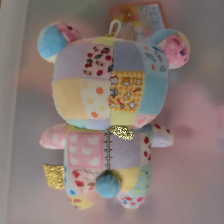 [BUNJANG] Rilakkuma 20th Anniversary Patchwork Mascot Plush / 리락쿠마 20주년 기념 패치워크 마스코트 인형