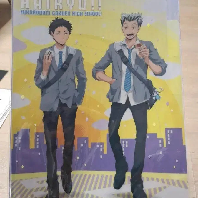 [BUNJANG] Haikyuu!! Bokuto &amp; Akaashi 3-Tier Clear File / 하이큐 보쿠토&amp;아카아시 3단 클리어파일