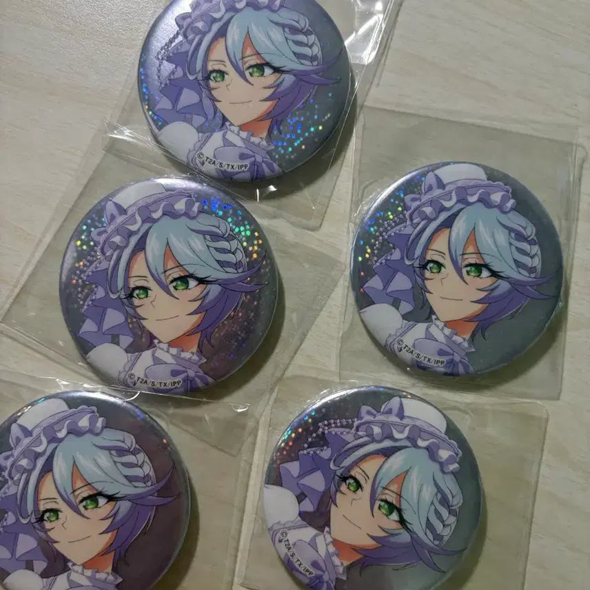 [BUNJANG] Lafary Hibiki Gray Can Badge Bundle Set / 5개 일괄 프리파라 라파리 시쿄인 히비키 그레이 lafary 캔뱃지