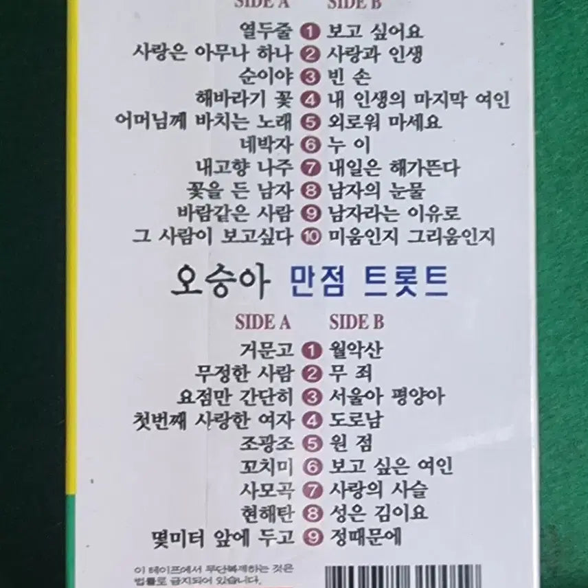 [BUNJANG] Na Jin-gi Trot Song Walk Vol. 1 Cassette Tape Set / 카세트테이프- 나진기 트로트 가요산책 1집