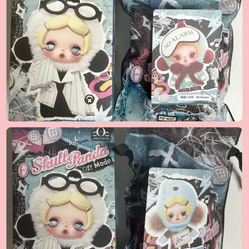 [BUNJANG] Pop Mart Skullpanda Off Mode Set (2 Types) / [현물]팝마트 스컬판다 오프모드 off모드 2종세트