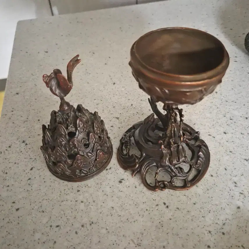 [BUNJANG] Baekje Gilt-bronze Incense Burner Replica / 백제 금동대향로 재현품 판매합니다