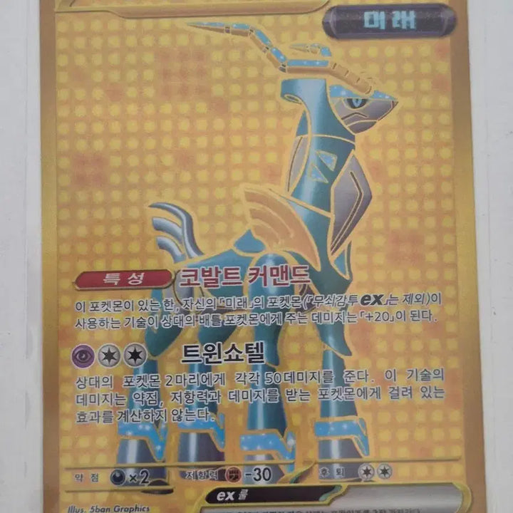 [BUNJANG] Iron Cap EX UR Pokemon Card / 추. 포켓몬카드 무쇠감투 EX UR