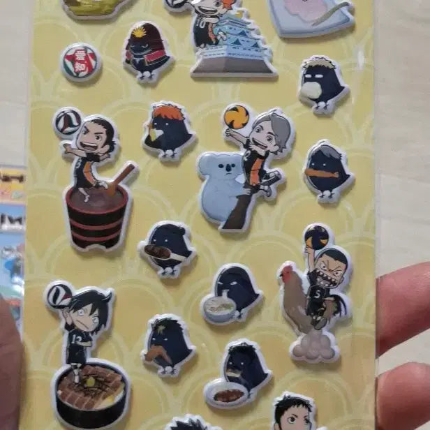 [BUNJANG] Haikyuu! Fluffy Sticker Set / 하이큐 푹신푹신 스티커세트