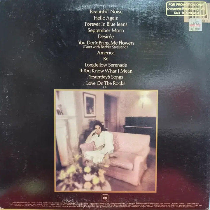 [BUNJANG] Neil Diamond 12 Greatest Hits Vol. II LP / 닐 다이아몬드 12 Greatest Hits Vol. II