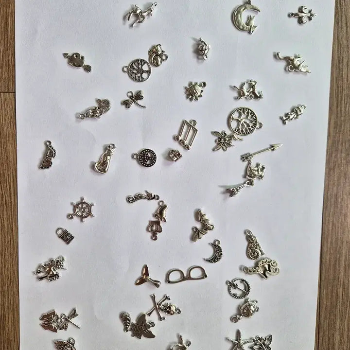 [BUNJANG] Silver Metal Charms Assorted Designs / 실버 참장식 판매합니다