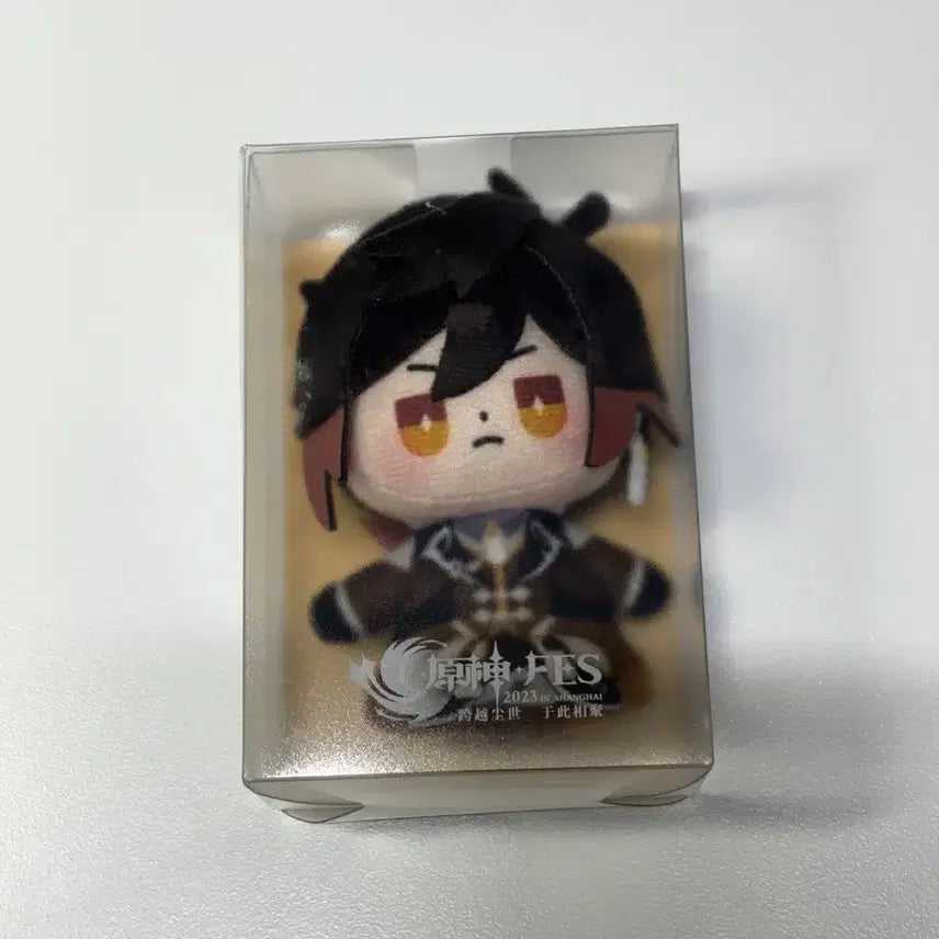 [BUNJANG] Genshin Impact Zhongli Finger Puppet Plush Doll / 원신 종려 퍼펫토 손가락 누이 인형
