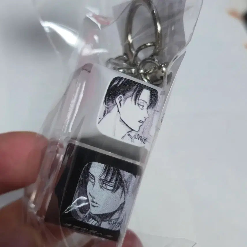 [BUNJANG] Attack on Titan Levi Exhibition Keycap Keyring / 진격의거인 리바이 전시회 키캡키링 진격거