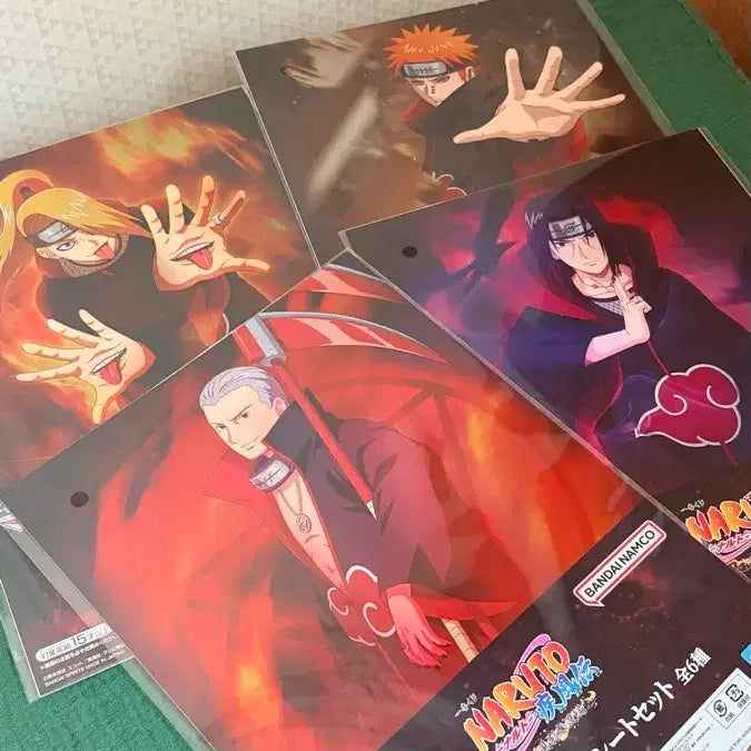 [BUNJANG] Naruto Visual Sheet Series I - Itachi, Sasori, Pain, Deidara / 나루토 비주얼 시트 I상