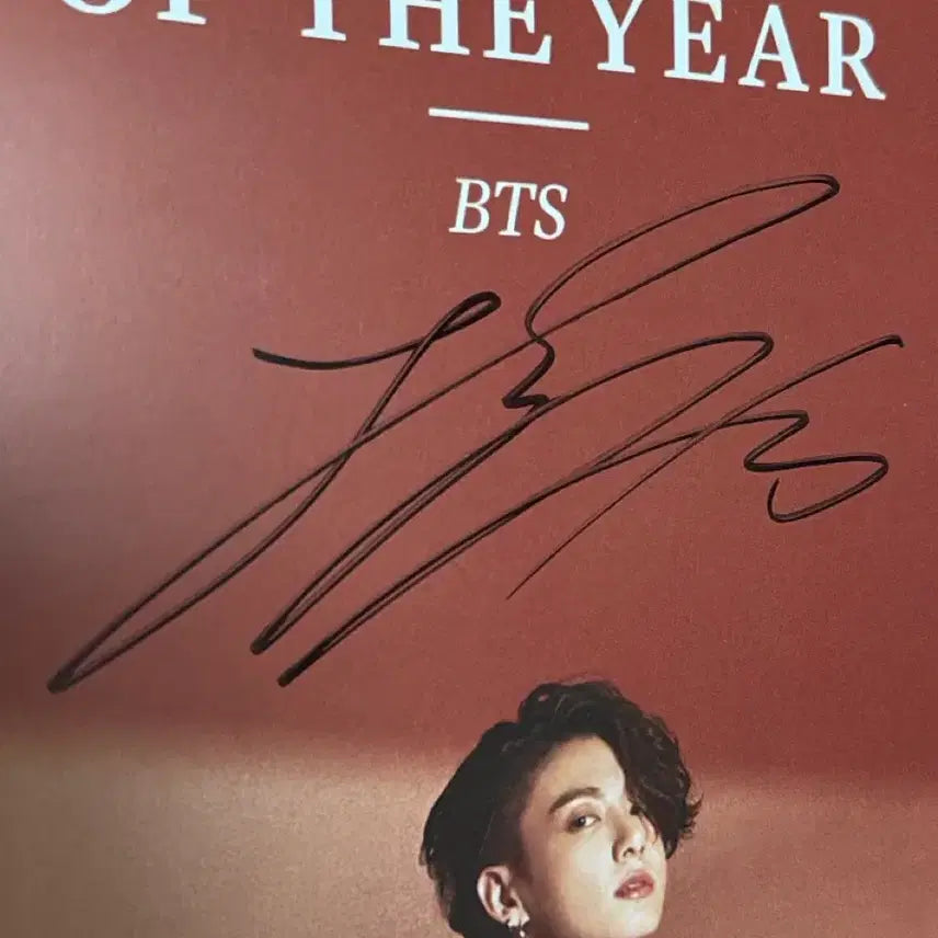 [BUNJANG] BTS Official Time Magazine Poster Signed by All Members / BTS 방탄소년단 타임지 포스터 친필 단체 사인