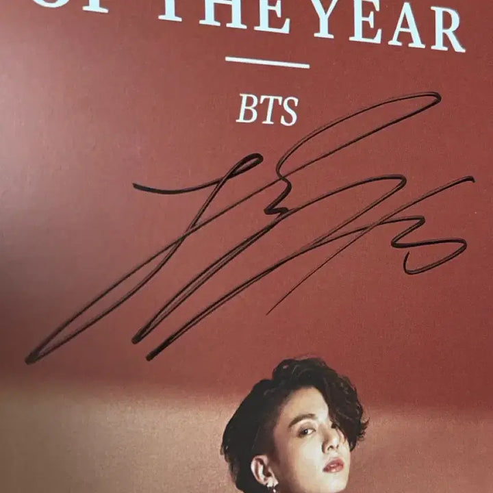 [BUNJANG] BTS Official Time Magazine Poster Signed by All Members / BTS 방탄소년단 타임지 포스터 친필 단체 사인