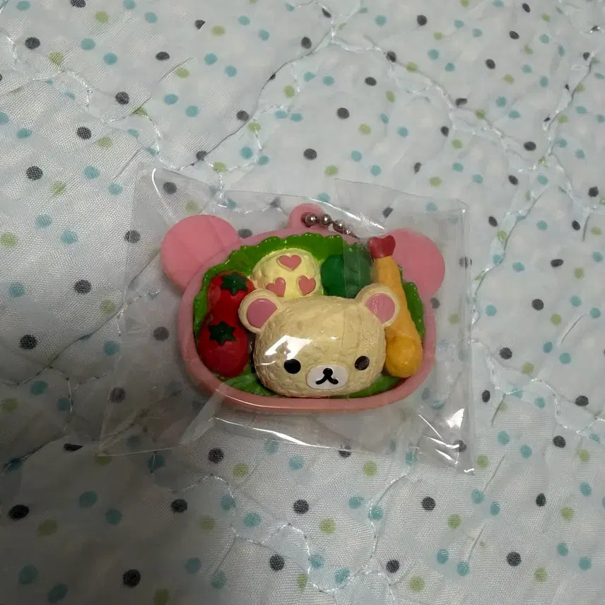 [BUNJANG] Classic KORILAKKUMA Lunchbox Keychain / 고전 코리락쿠마 도시락 키링