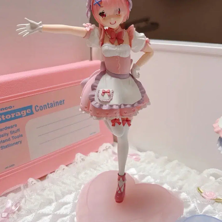 [BUNJANG] Re:Zero Rem &amp; Ram Tenitol Yumekawa Maid Figure / 리제로 렘 람 테니톨 유메카와 메이드 피규어 (박스o) 미소녀 피규어