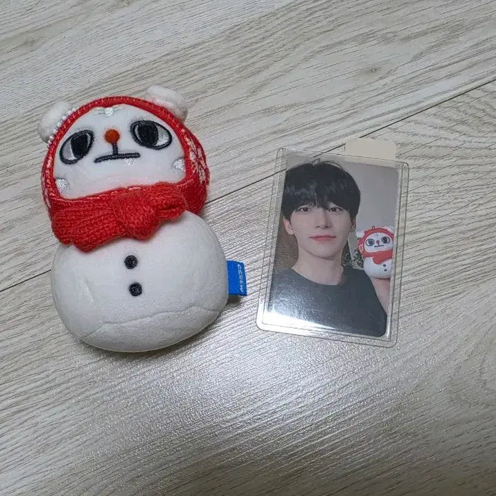 [BUNJANG] CRAVITY Gu Jeongmo Kkru Langmo Snowman Plush Doll / 크래비티 구정모 크크루 랑모 눈사람 인형