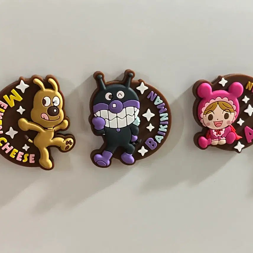 [BUNJANG] Anpanman Silicone Magnet Set / (일괄) 호빵맨 실리콘 마그넷 세트