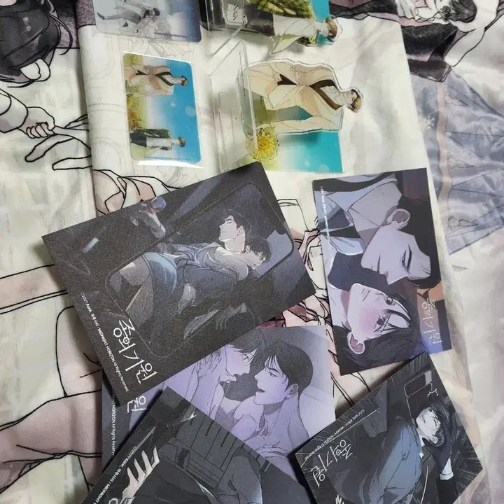 [BUNJANG] Origin of Species Horizon Blanket Acrylic Stand Postcard Sticker Goods Bundle Set / 종의 기원 호라이즌 담요 아크릴 스탠드 엽서 스티커 굿즈 세트 일괄