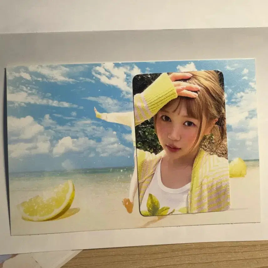 [BUNJANG] Hatiha Yeyon Lemon Drink Photocard &amp; Postcard Set / 하투하 예온 레몬탱 포카+엽서 세트