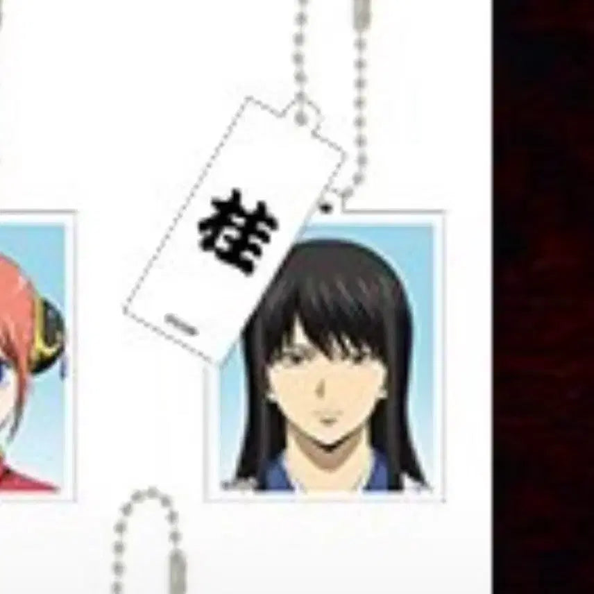 [BUNJANG] Gintama Yoshwara Hot-Blooded Arc Photo Keyring Katsura / 은혼 요시와라 대염상 팝업 증명사진 키링 카츠라 즈라