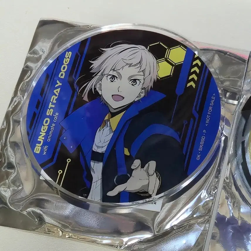 [BUNJANG] Bungo Stray Dogs Atsushi Kankōchika Collaboration Cafe Acrylic Coaster / 문스독 아츠시 콜라보카페 아크릴 코스터