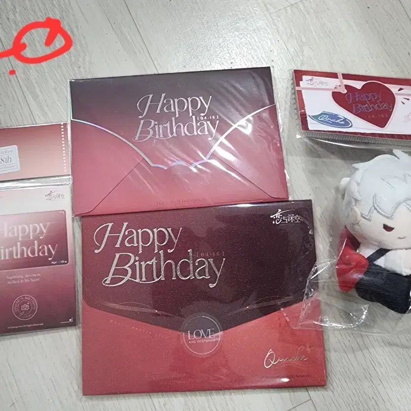 [BUNJANG] Love and Deepspace Jin Un Birthday Goods Bundle Set / 러브앤딥스페이스 진운 생일굿즈 일괄
